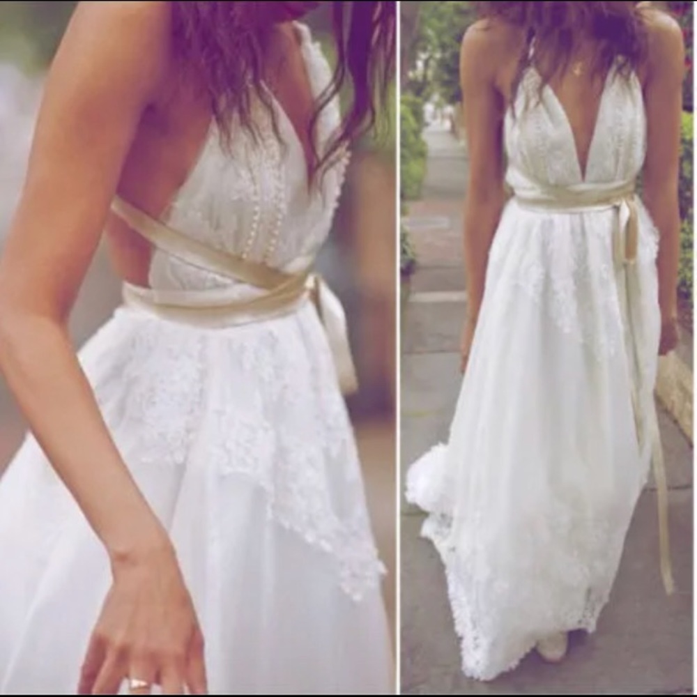 Boho wedding dress